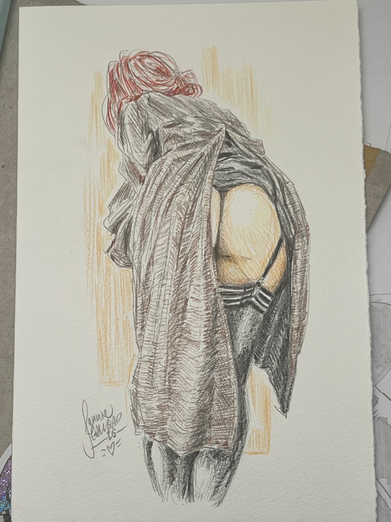 Serpieri Inspiration Frenzy: Kimono Butt Study