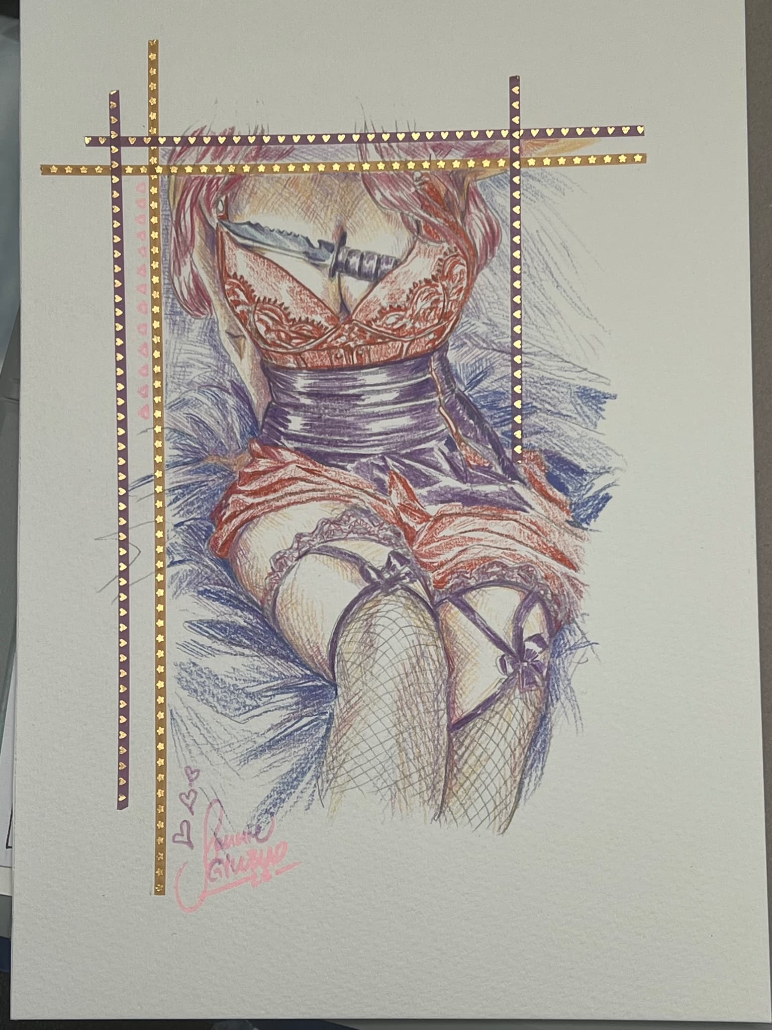 Serpieri Inspiration Frenzy: Combat Knife Storage Study